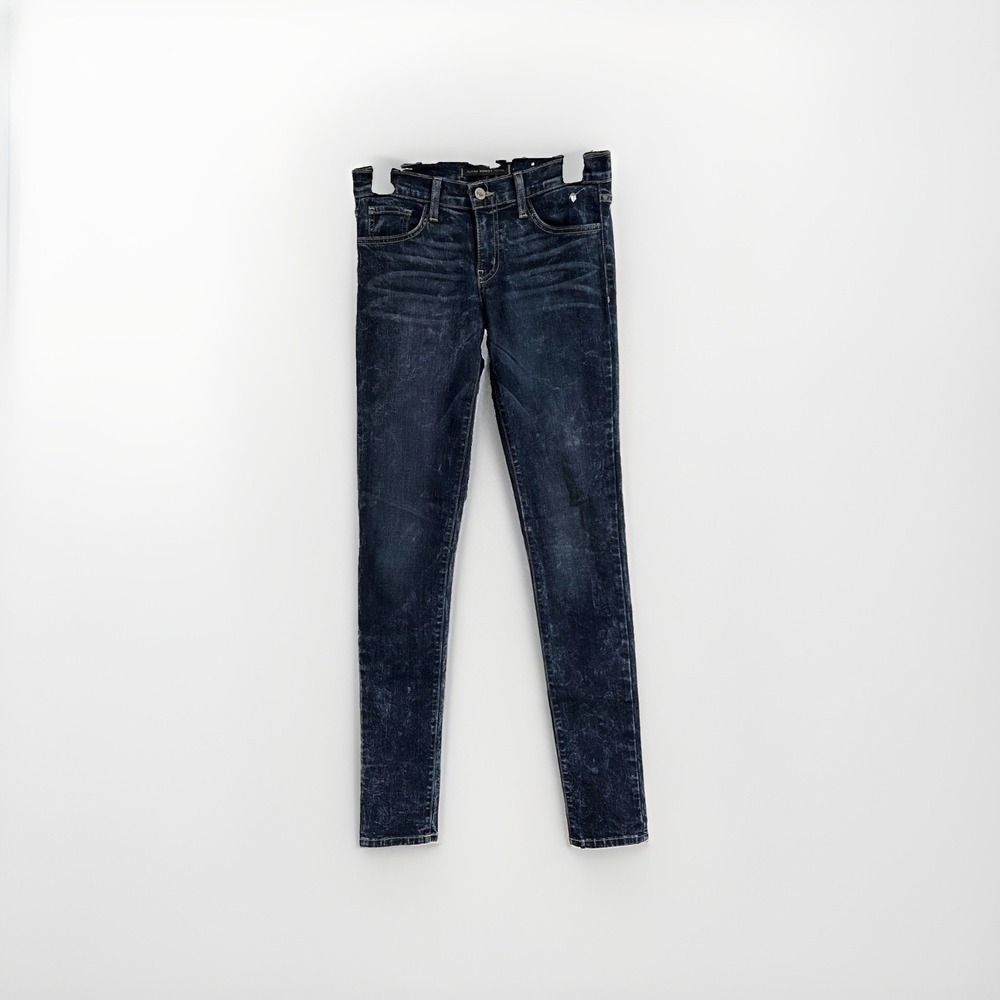 Flying Monkey Platinum Jeans Womens 26 Low Rise Skinny Stretch Denim K8052L W40